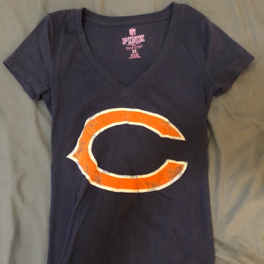 Victoria Secret’s Pink NFL Chicago Bears V-Neck